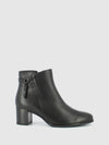 Black Zip Up Ankle Boots